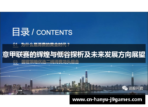 意甲联赛的辉煌与低谷探析及未来发展方向展望